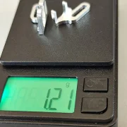 Motorhalter 13 D, tief / Aluminium mit Gegenhalter