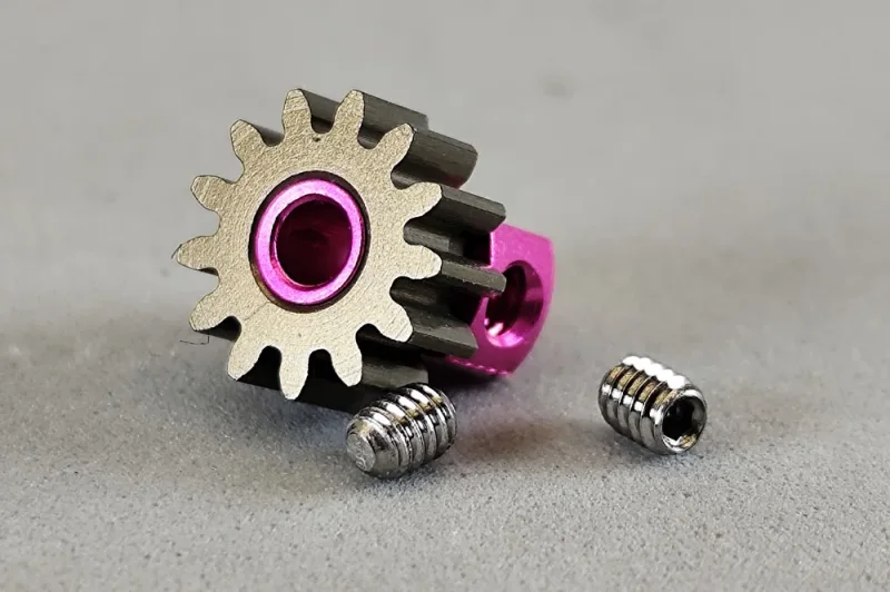 Motorritzel SCALEAUTO Removeable Ergal 13Z M50 Ø7,5mm Aluminium m.Alunabe f.Ø2mm