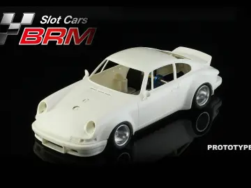 Porsche 911, WHITE KIT, Slotcar Maßstab 1:24 analog in Rennversion mit Metall-Chassis