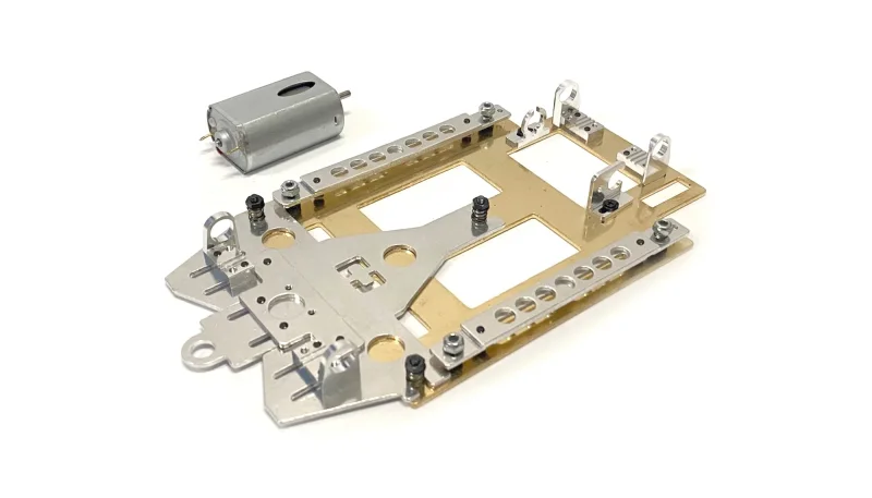 Racers Set Plus mit Fahrwerk PLAFIT SLP-2 und Motor SRP Speed35 (35000U@12V) Long Can