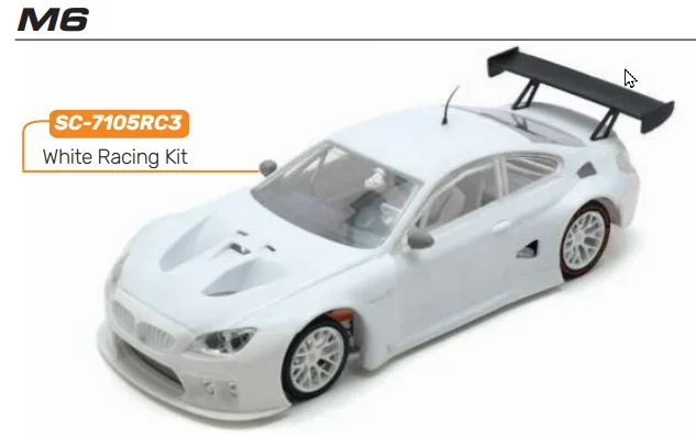SCALEAUTO 1/24 - BMW M6 - White Racing Kit - Vorschau - Reservierungspreis