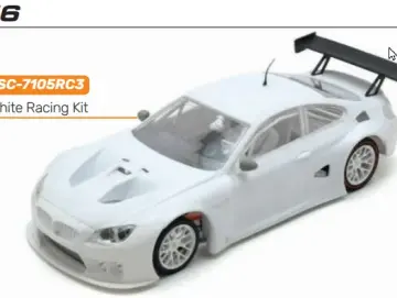 SCALEAUTO 1/24 - BMW M6 - White Racing Kit - Vorschau - Reservierungspreis