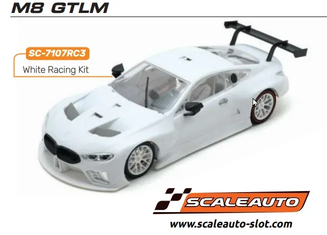 SCALEAUTO 1/24 - BMW M8 GTLM - White Racing Kit - Vorschau - Reservierungspreis