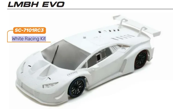 SCALEAUTO 1/24 - LMBH EVO - White Racing Kit - Vorschau - Reservierungspreis