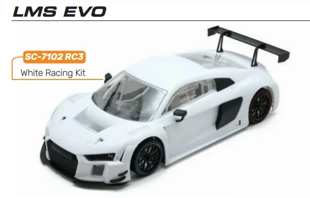 SCALEAUTO 1/24 - LMS EVO Audi R8 - White Racing Kit - Vorschau - Reservierungspreis