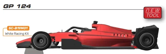 SCALEAUTO 1/24 - GP 124 - White Racing Kit - Vorschau - Reservierungspreis