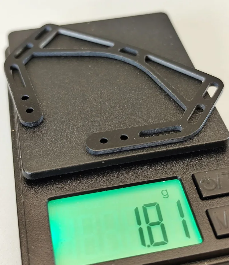 SCT-SF, CFK/GFK Frontbumper, Spoilerhalter, vorne, 1,0/1.5 mm