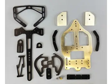 SLOT-FORMEL KIT 1.5/2.0 mm Basisplatte, GFK schwarz 1,5 mm, ausgelegt auf ein fahrfertiges Gewicht von 130 g mit GFK Deckel und moderaten Leichtbau