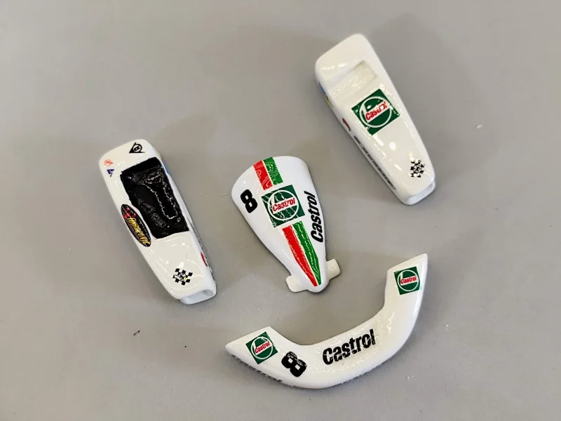 Lackierte Bauteile für den SLOT-GO-KART KIT - V2