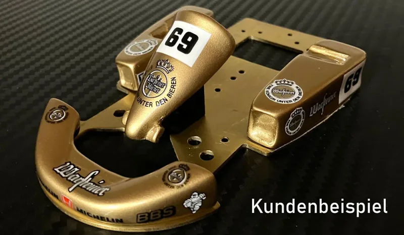 SLOT-GO-KART KIT - Vollgefedert (vorne, hinten), by SCT