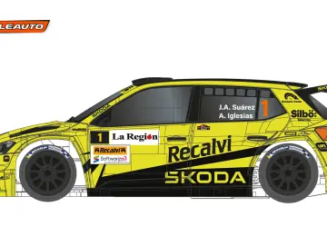 Scaleauto Slotcar 1:32 Analog SCALEAUTO Fabia R2 No. 1 — Rennversion, Kunststoff-Chassis