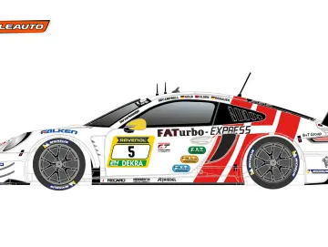 Scaleauto Slotcar 1:32 Analog SCALEAUTO 992 No. 5 — Rennversion, Kunststoff-Chassis