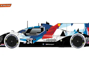 Scaleauto Slotcar Maßstab 1:32 analog SCALEAUTO M-Hybrid No. 24 in Rennversion mit Kunststoff-Chassis