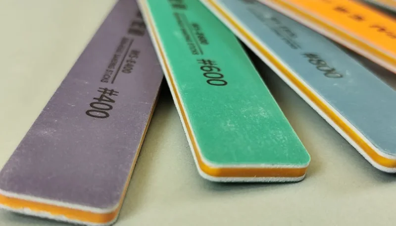 Schleifset 6 Stück von #400-1500, leicht flexibel, beidseitig