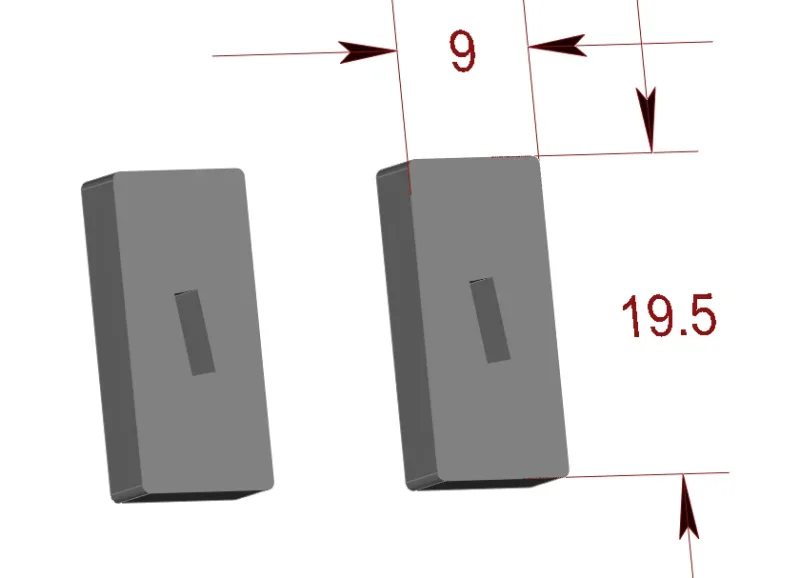 Seitenflaps (2) versch., 4 Eck, (FLEX-FLÜGEL)