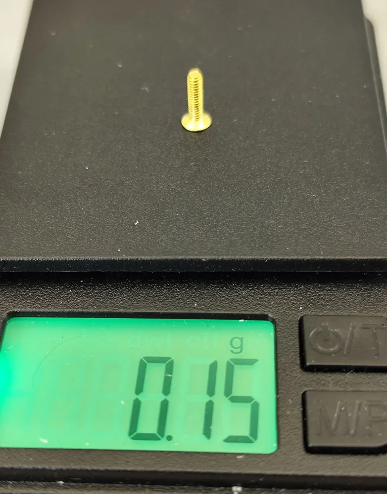 Senkkopfschraube, Kreuz, Messing, M2 von 5-10mm