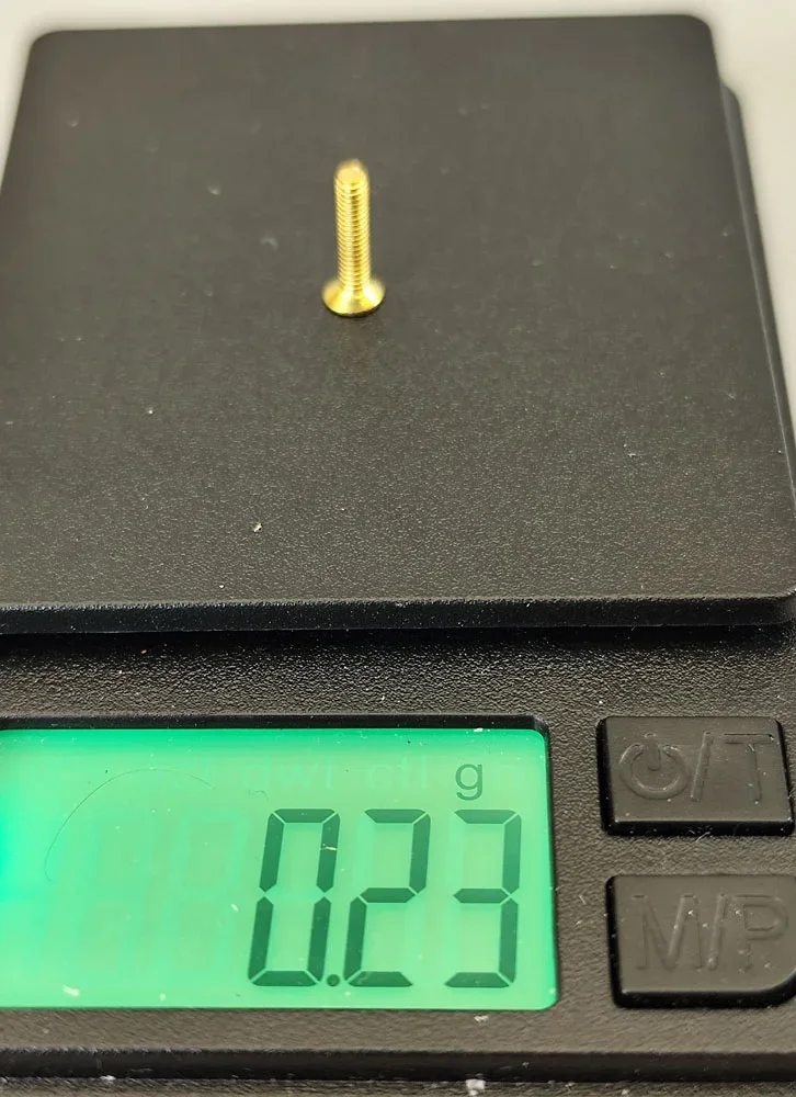 Senkkopfschraube, Kreuz, Messing, M2 von 5-10mm