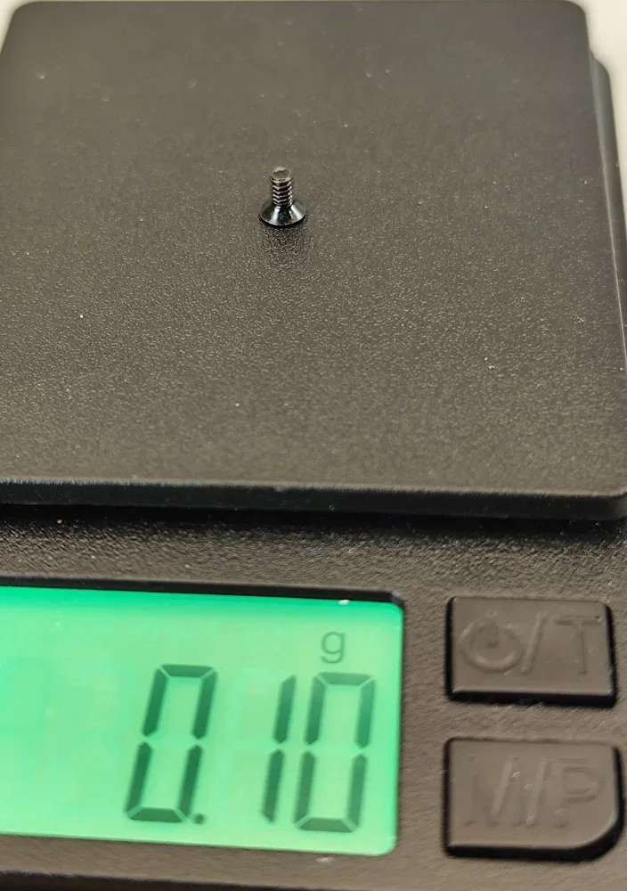 Senkkopfschraube, schwarz, T6 Torx, Stahl, M2 von 4-6mm