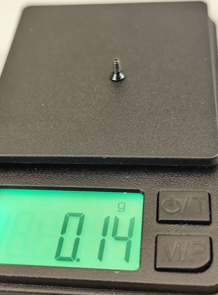 Senkkopfschraube, schwarz, T6 Torx, Stahl, M2 von 4-6mm