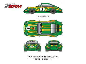 Slotcar 1:24 Analog BRM 911 No.1 (grün), Rennversion, Metall-Chassis - BRM217