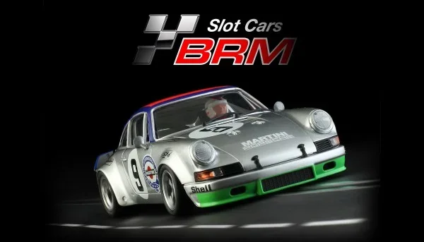 Slotcar 1:24 Analog BRM 911 No. 9, (silber) Rennversion, Metall-Chassis -  BRM215