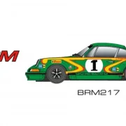 Slotcar 1:24 Analog BRM 911 No.1 (grün), Rennversion, Metall-Chassis - BRM217