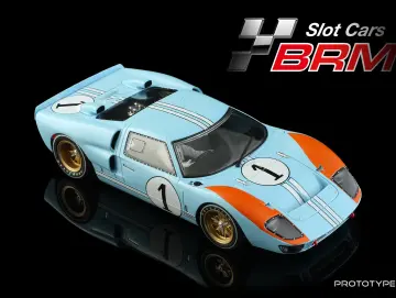 Slotcar 1:24 BRM GT40 MkII No. 1, Rennversion, Metall-Chassis, BRM218