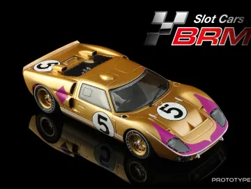 Slotcar 1:24 BRM GT40 MkII No. 5, Rennversion, Metall-Chassis, BRM220