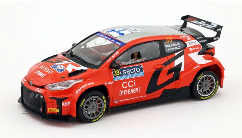 Slotcar 1:32 Analog AVANT Yaris Ra2 No. 39 — Rennversion mit Kunststoff-Chassis