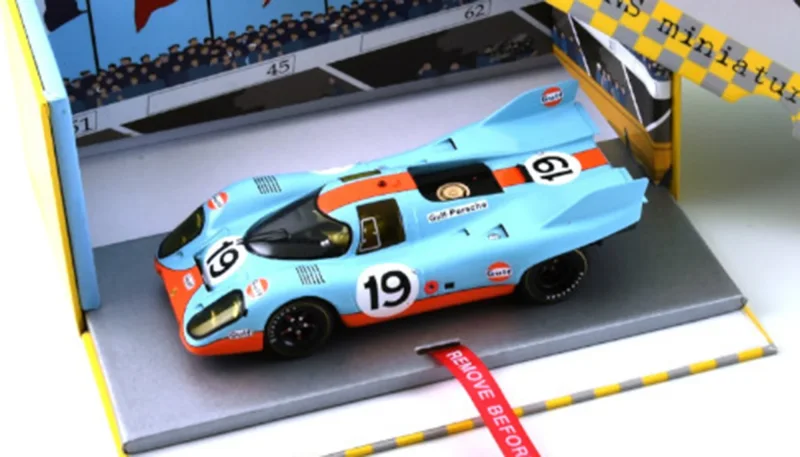 Slotcar 1:32 Analog LE MANS MINIATURES 917K No. 19 — Edition, Collectors Box, Resin-Ausführung
