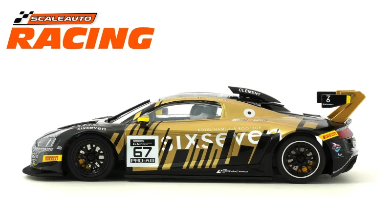Slotcar 1:32 Analog SCALEAUTO LMS GT No. 67 — Rennversion, Kunststoff-Chassis