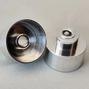 Slotcar Alu Topf-Felge, AD Ø 14,0, ID 13.1, B 7 mm, mit verl. Nabe