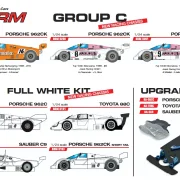 Slotcar Maßstab 1:24 analog BRM Fuji 1000 Kilometres 1989 - #9 Joest Racing GmbH B.Wollek - F.Jelinski in Rennversion mit Metall-Chassis