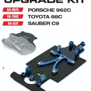 Slotcar Maßstab 1:24 analog Bausatz BRM 962C 1990 White Kit in Rennversion mit Metall-Chassis