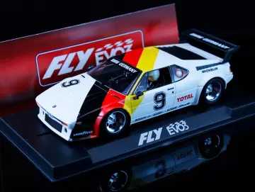 Slotcar Maßstab 1:32 analog FLY M1 Version Germany in Wettbewerbsausführung RACING EVO 3 mit Kunststoff-Chassis