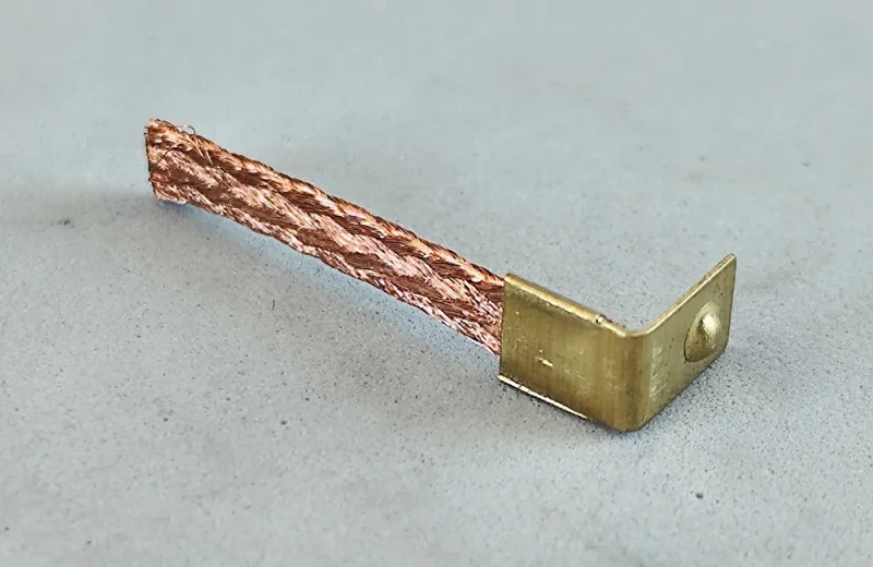 Stromabnehmer (1) QRC-Short 4,0x0,8mm Kupfer soft m.Schnellmontageclips