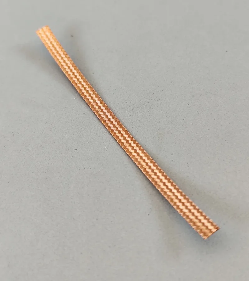 Stromabnehmer (1) 3,5x0,2mm Kupfer supersoft - dünn - zum selbst schneiden,  6,5cm Stück
