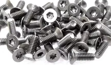 TITAN (GR2) Senkkopfschraube, M2 von 4-10mm, Torx T6