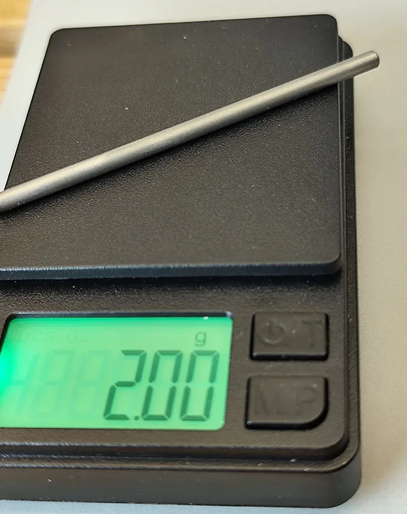 Titanachse Pro Ø 2,99 m, geschliffen, in verschieden Längen