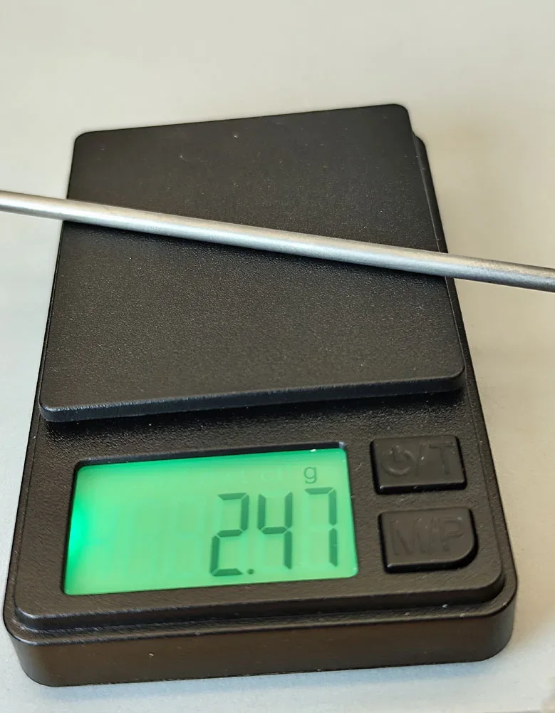 Titanachse Pro Ø 2,99 m, geschliffen, in verschieden Längen