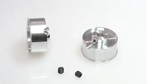 Töpfchen Felge, ALU, AD Ø17,5x8/10mm, ID 15.9 mm, f. Ø3mm Racing Aluminium