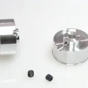 Töpfchen Felge, ALU, AD Ø17,5x8/10mm, ID 15.9 mm, f. Ø3mm Racing Aluminium