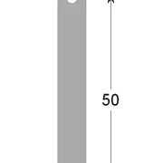Unterlegteile (2) Messing, H 1,5mm, "UNTER den Karohalter" für "OLD NASCAR DMT Chassis"