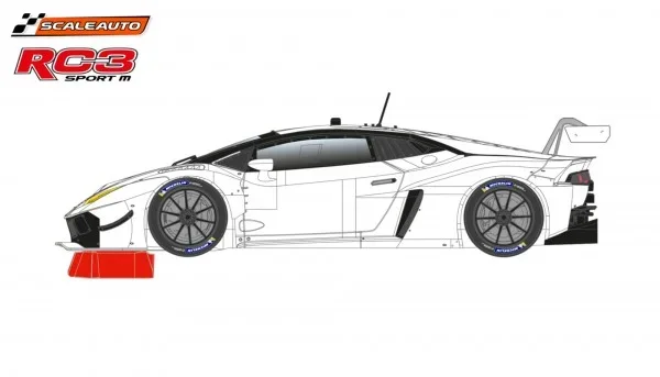 WHITE KIT / Scaleauto Slotcar 1:24 Analog Bausatz SCALEAUTO LBH Evo White Kit, WettbewerbsveScaleauto Slotcar 1:24 Analog Bausatz SCALEAUTO LBH Evo White Kit, Wettbewerbsversion, Metall-Chassisrsion, Metall-Chassis