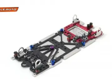 Scaleauto Slotcar-Chassis 1:24 SCALEAUTO SPORT M Universal Sidewinder-Fahrwerk Alu-Carbon-Stahl m.Radstand 94-117mm f.Long Can-Motor