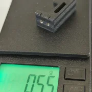 Windschild Halter, Holz schwarz, f. SLOT-GO-KART by SCT